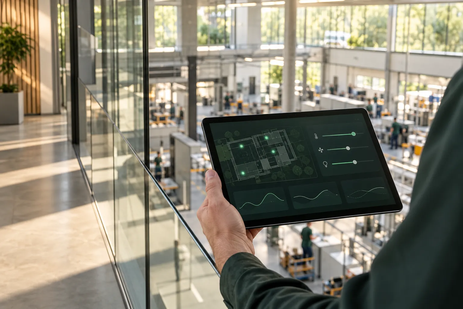 Suivi des équipements d’un bâtiment sur tablette